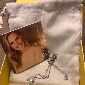 Flower Girl Pendant Necklace - Antique Silver